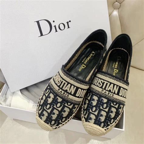 Espadrilles Dior Azul talla 36.5 EU de en Lona 